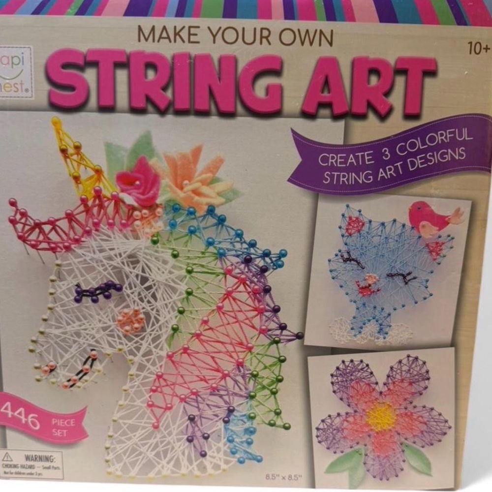 Crafts- Colorful String Art Kit - Gifts for Tween Girls 10+ yrs.